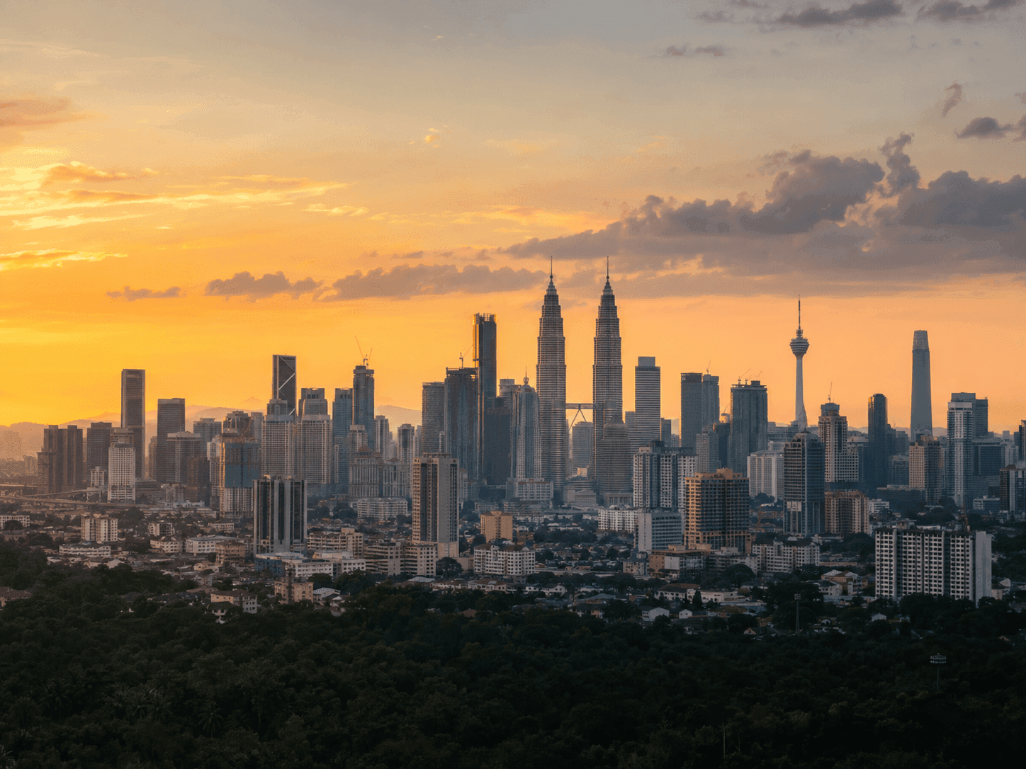 Kuala Lumpur cityscape and international school campuses