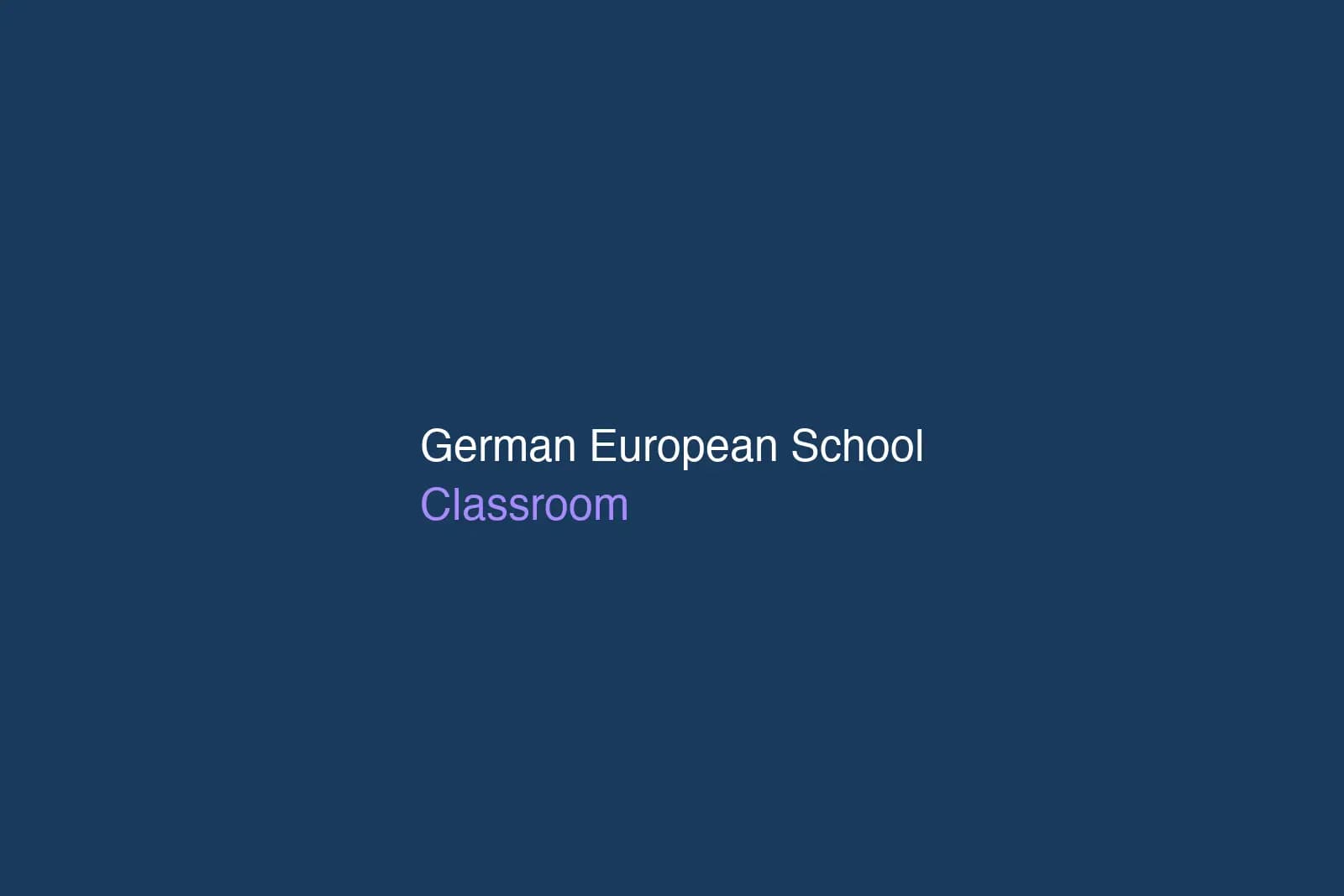 Students in a multilingual learning environment at German European School Singapore