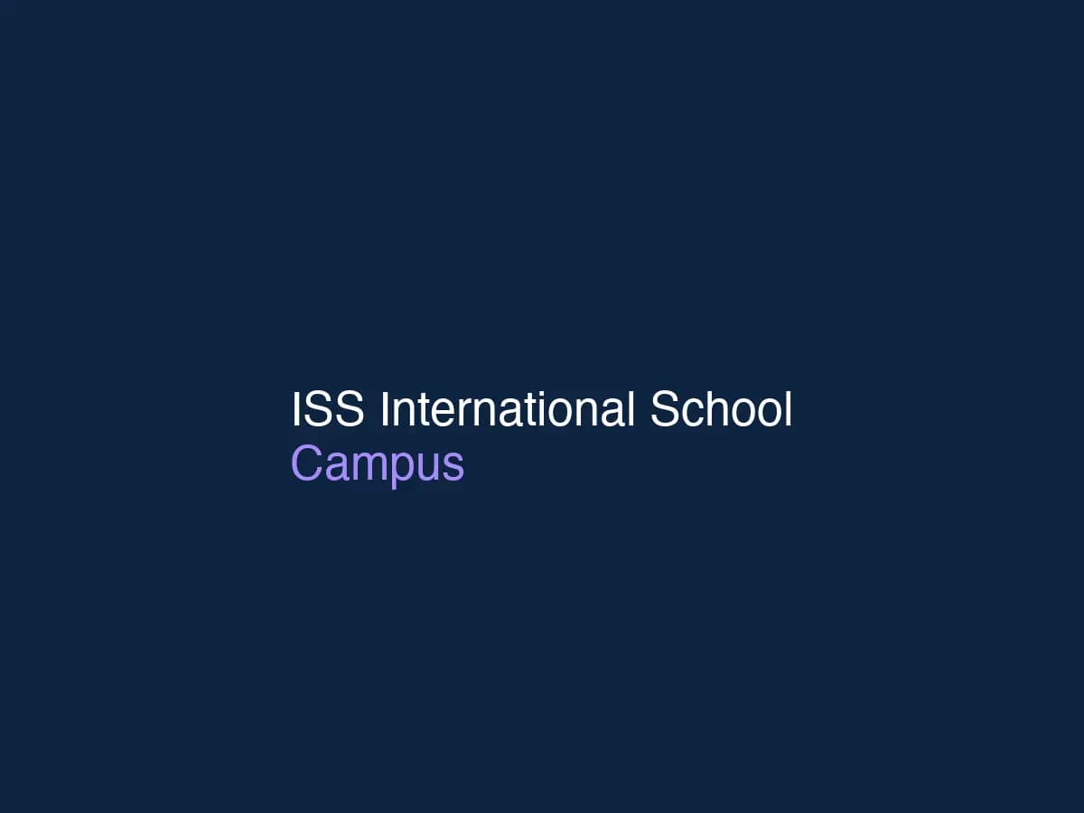 ISS International School campus with a welcoming community atmosphere