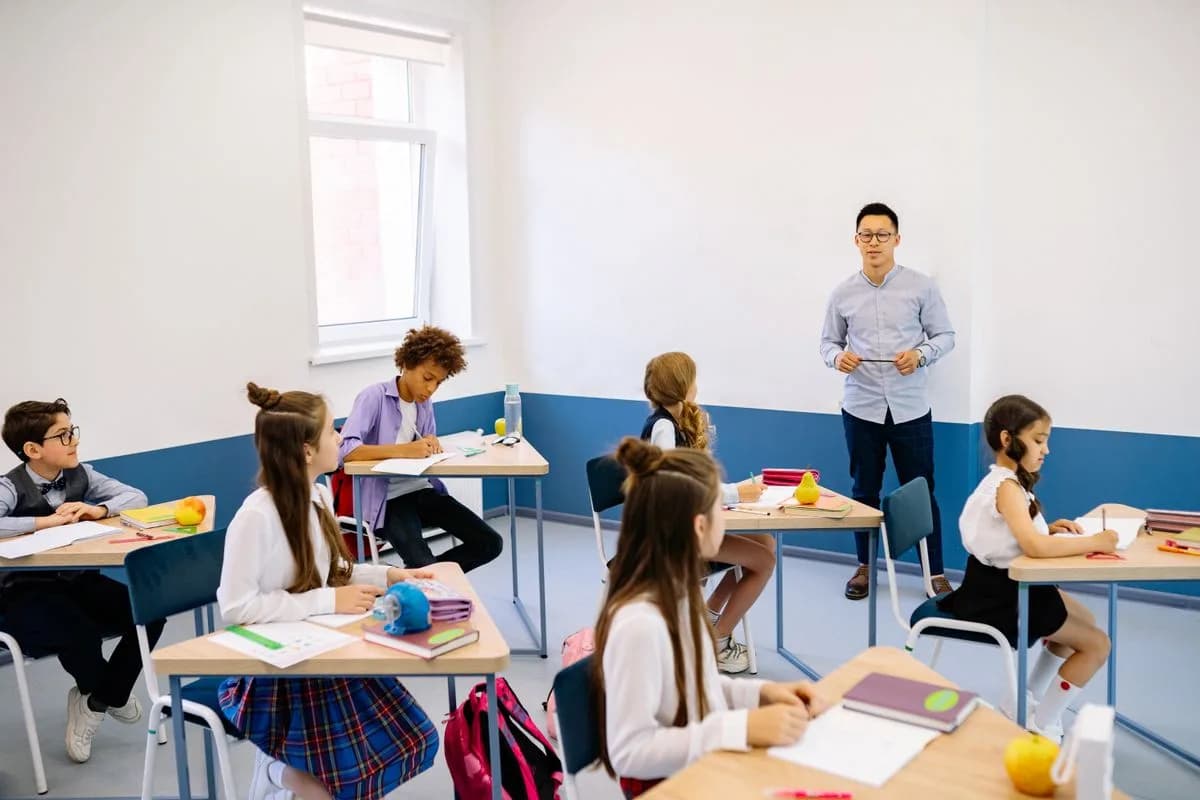 Students in a learning environment at Raha International School