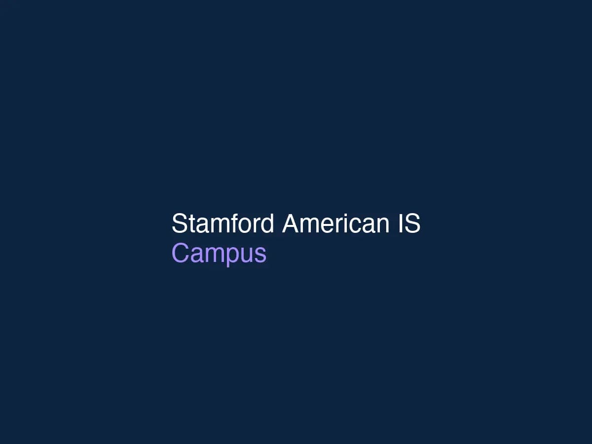 Stamford American International School campus with modern facilities in Singapore