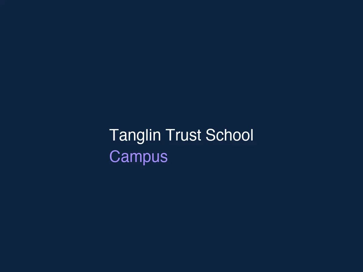 Tanglin Trust School campus on Portsdown Road with green spaces and modern facilities